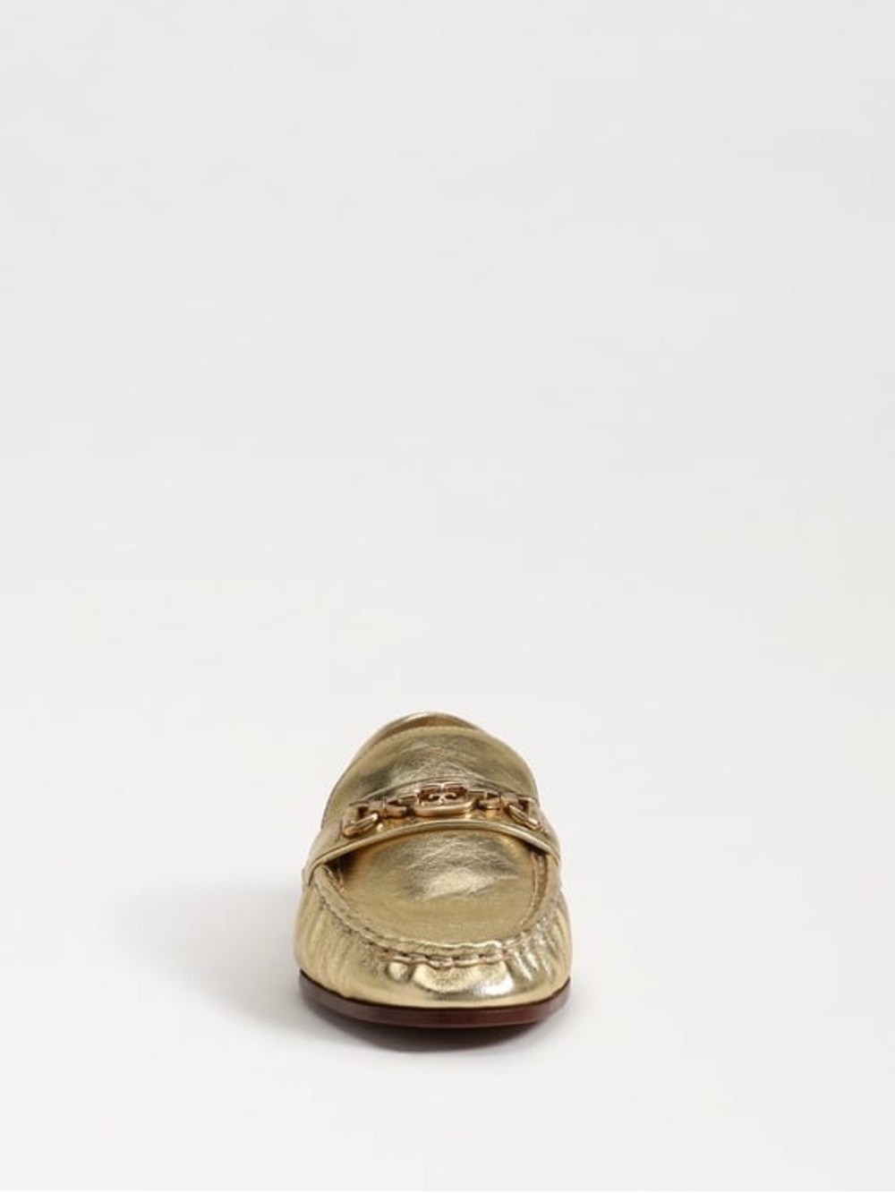 SAM EDELMAN LUCCA BIT LOAFERS IN AMBER GOLD 8.5 - Picture 5 of 11